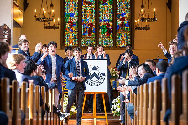 Stepping Up ceremony at Trinity-Pawling School