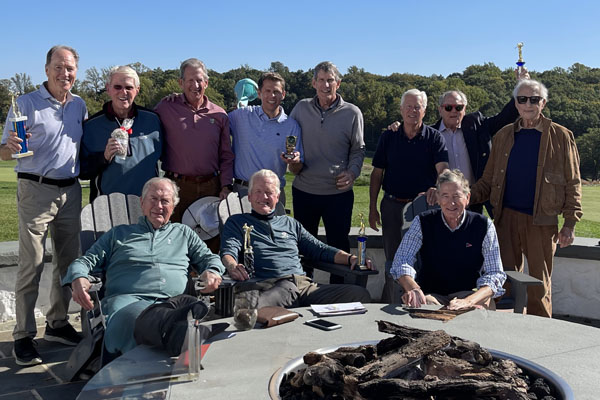Trinity-Pawling Classes of '63 and '64 at their annual golf outing